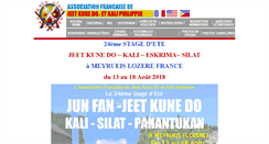 Desktop Screenshot of jeetkunedokali.com